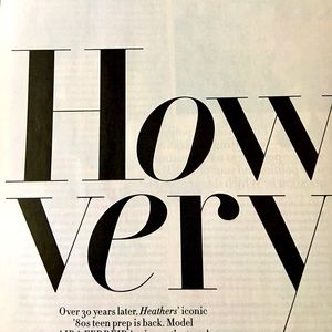 “Heathers’” like style trending now!